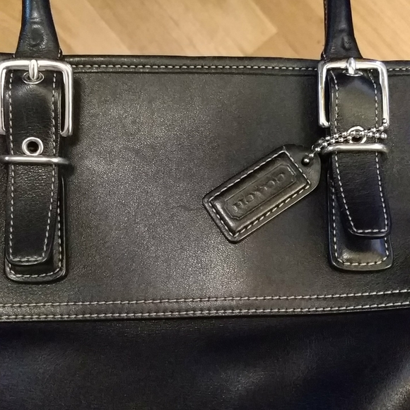 Coach black Satchel - Picture 5 of 14